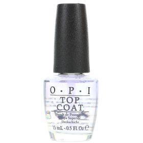 OPI Nail Lacquer Top Coat Clear Nail Polish, 0.5 fl oz