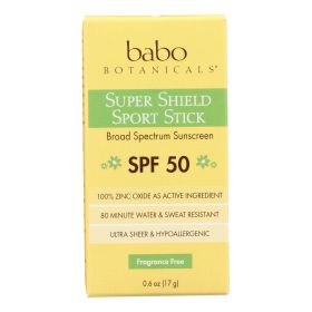 Babo Botanicals - Sunscreen - Fragrance Free - 1 Each - .6 Fl Oz.