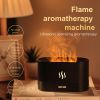 Aroma Diffuser Flame Light Mist Humidifier Aromatherapy Diffuser With Waterless Auto-Off Protection For Spa Home Yoga Office